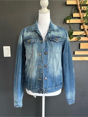 Gap 1969 Denim Jacket Women’s Small Medium Wash Stretch Jean Jacket
